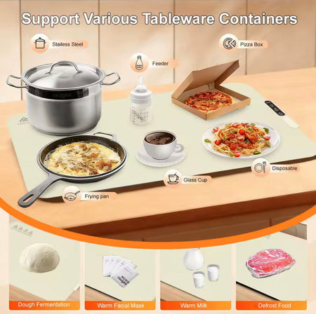 electric foldable warming tray image 4