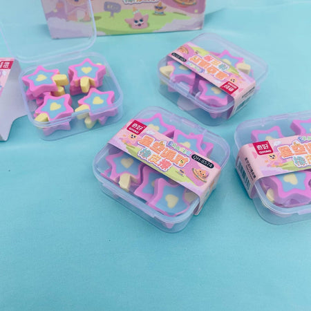 Colourful Star Shaped Tiny Eraser - image 2