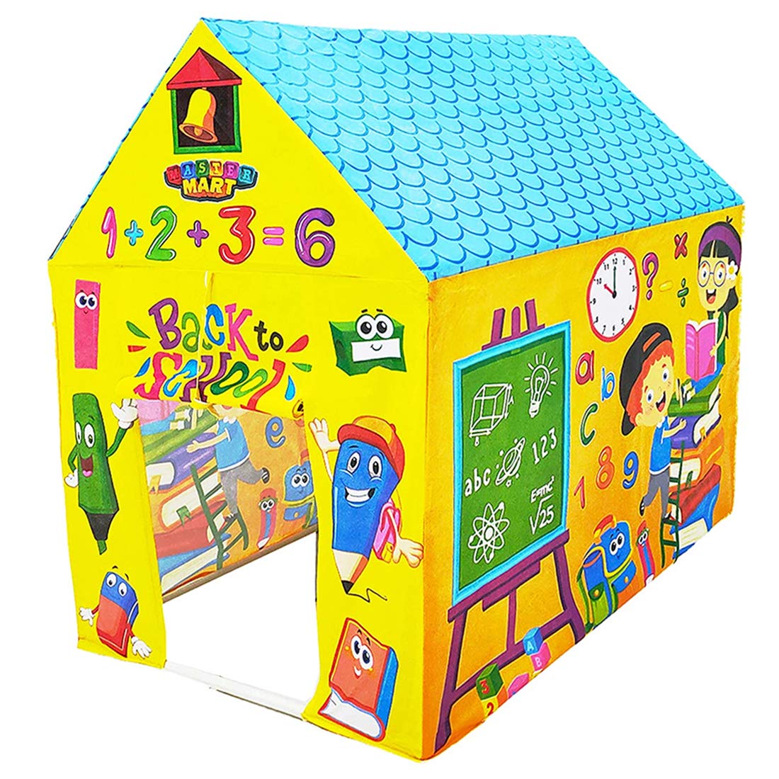 Back To School Tent House for Kids Yellow
