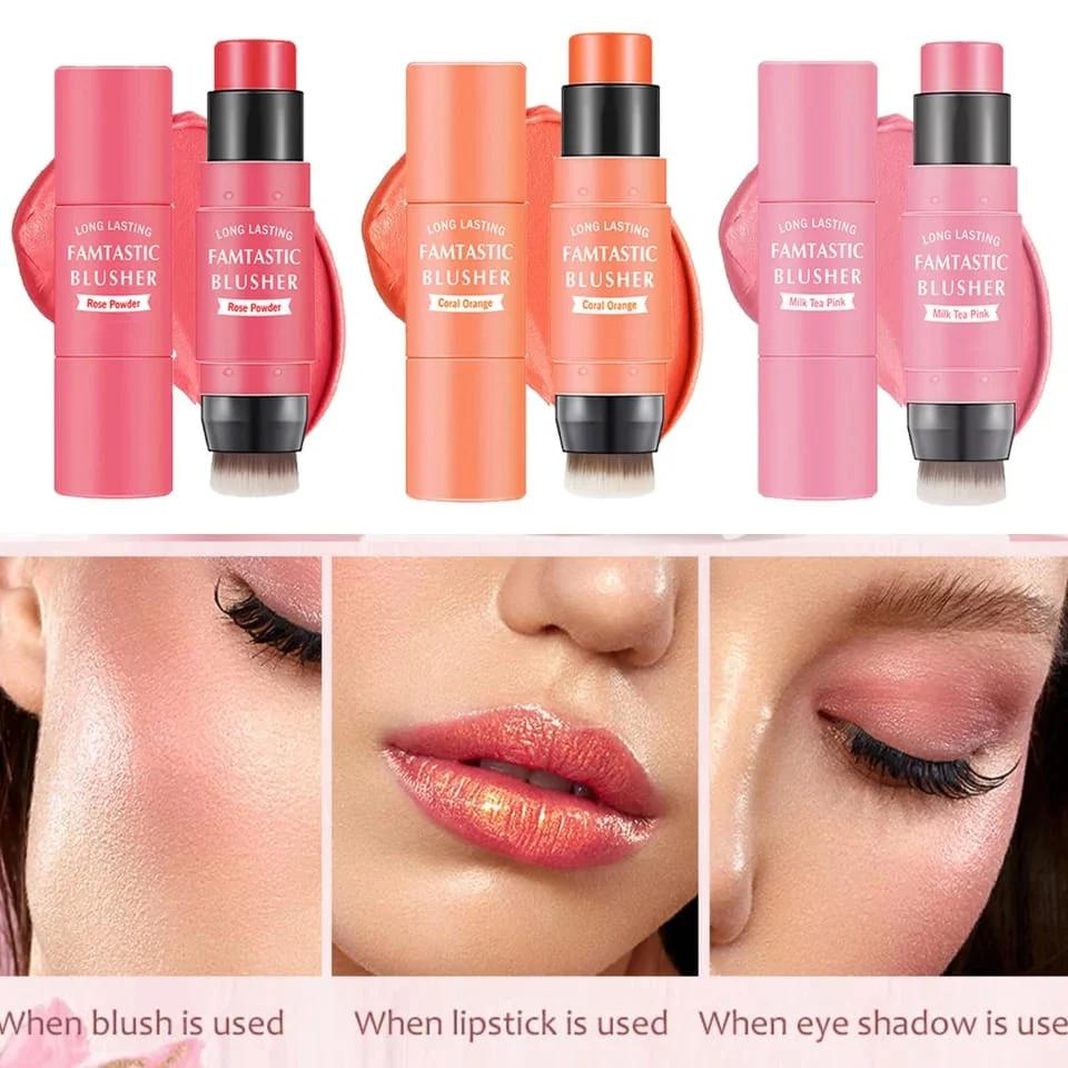 Double Ended Blush Stick With Brush - image 4