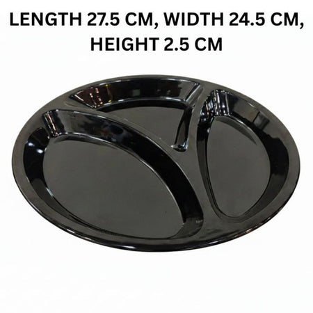 multi compartment food serving plate image 4