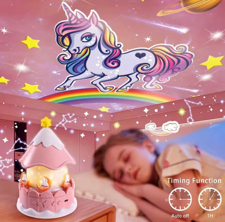 360° rotating starry sky projector image 3