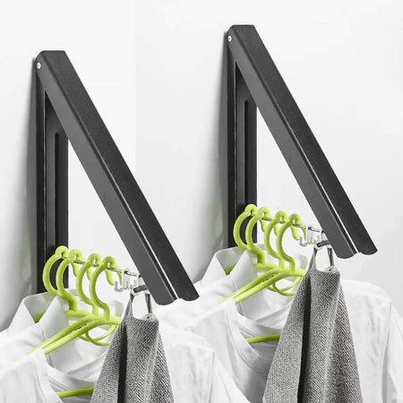 Imperial Retractable Wall-Mounted Cloth Rack – Space-Saving Drying Solution image 3