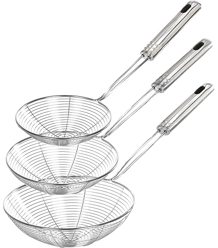 Stainless Steel Poori Strainer/Deep Fry Strainer-1Pc image 3