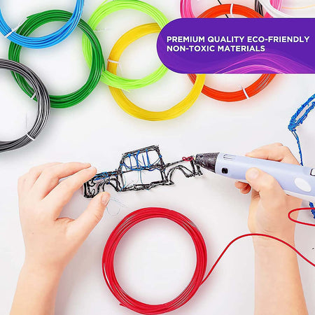 Multicolour Refill for 3D Drawing Pen – 10 Pieces