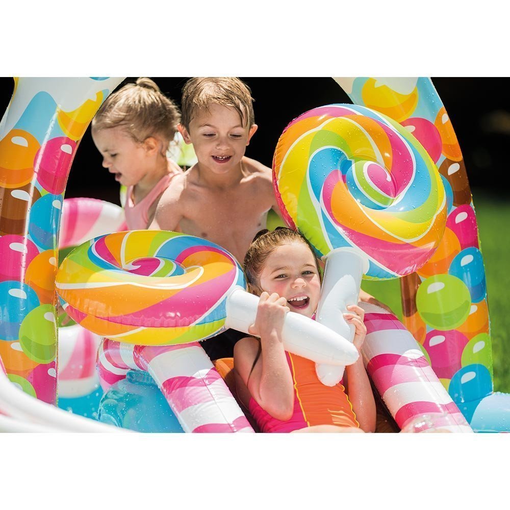 Intex Candy Zone Play Centre Pool With 6 Balls ( 9'8"X6'3"X4'3" ) – 57149