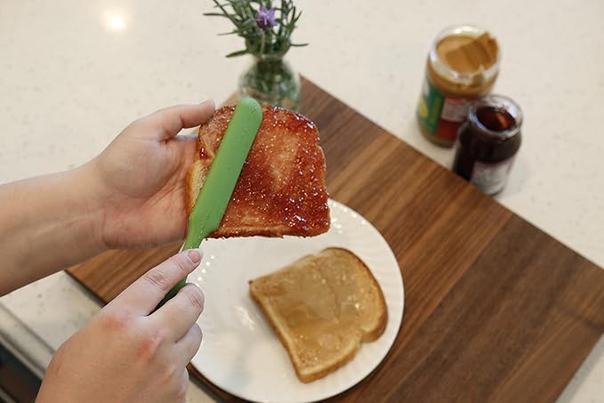 Food Grade Silicone Mini Spatula, Best for Spreading and Scraping. image 2