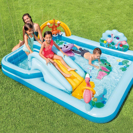 INTEX Jungle Adventure Play Center ( 2.44m x 1.98m x 71cm ) - 57161