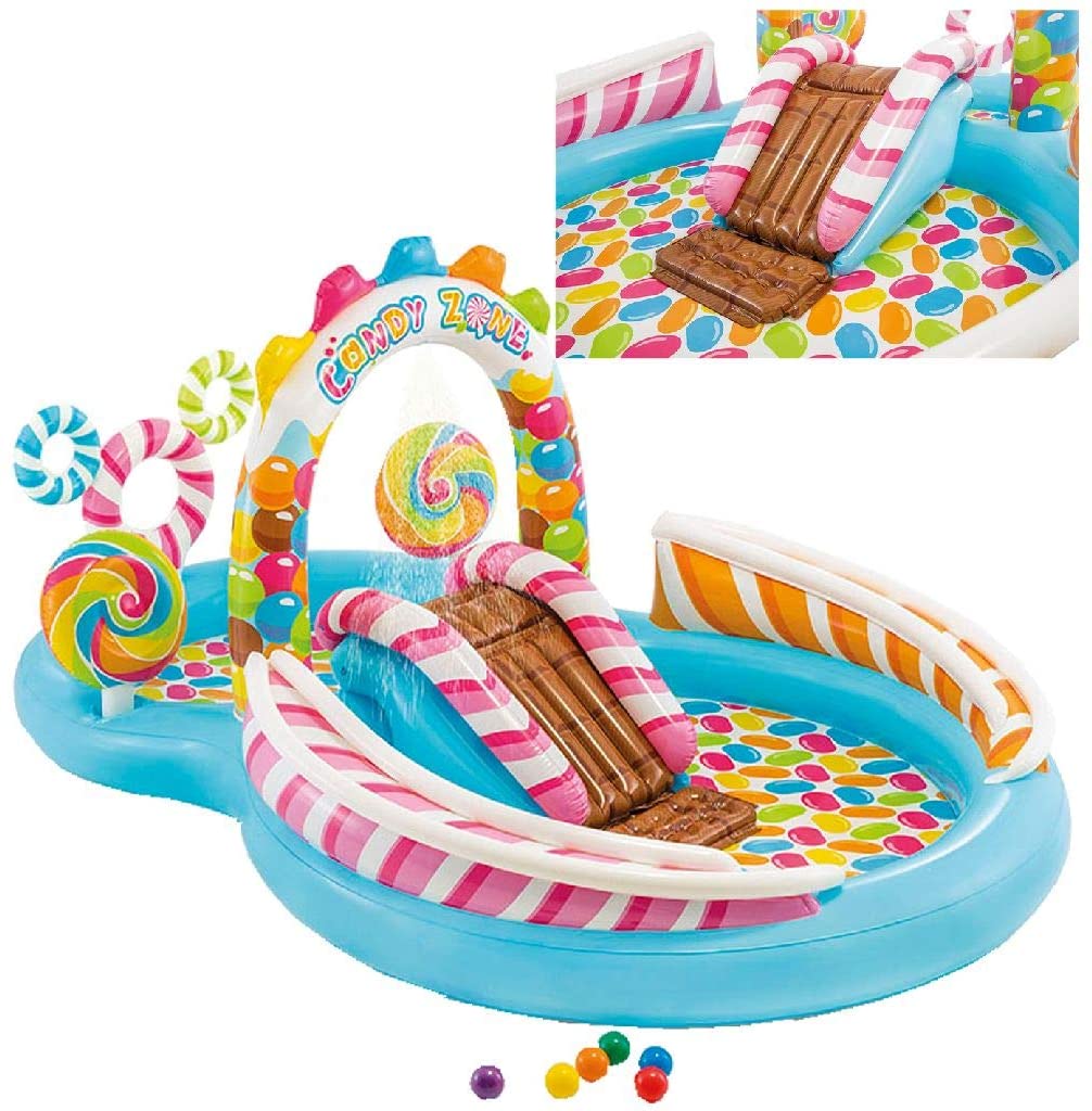 Intex Candy Zone Play Centre Pool With 6 Balls ( 9'8"X6'3"X4'3" ) – 57149