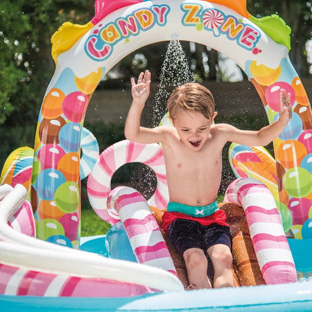Intex Candy Zone Play Centre Pool With 6 Balls ( 9'8"X6'3"X4'3" ) – 57149