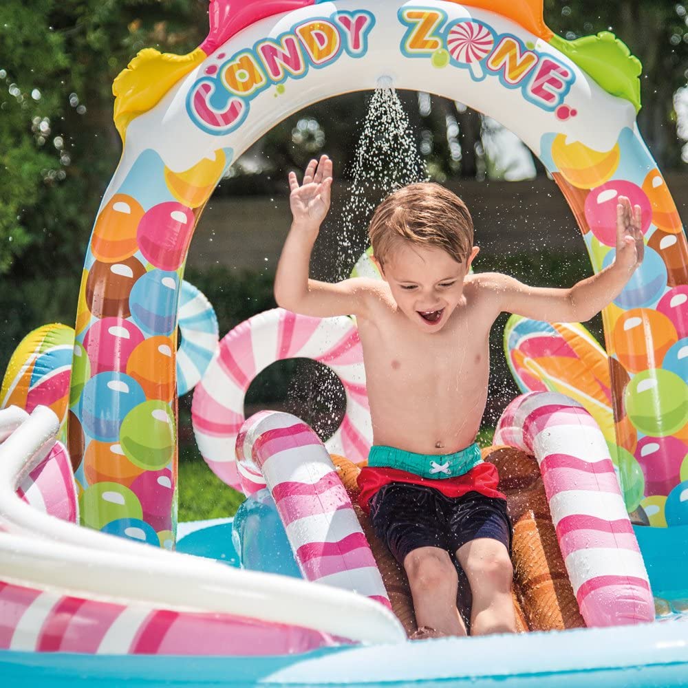 Intex Candy Zone Play Centre Pool With 6 Balls ( 9'8"X6'3"X4'3" ) – 57149