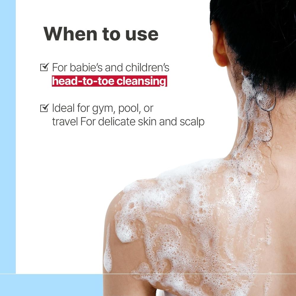 Illiyoon Ceramide Ato 6.0 Top to Toe Wash, For Normal Skin, Fragrance Free 500ml - Image 3