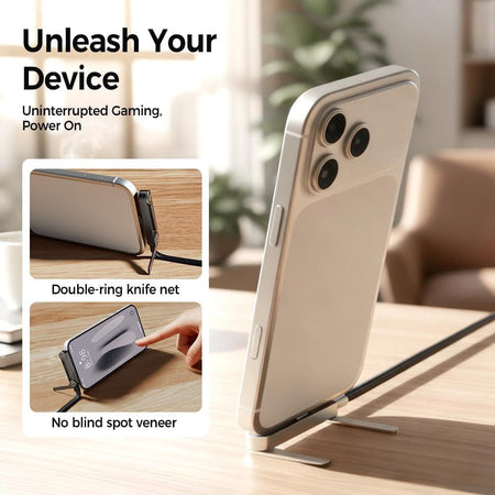 2 in 1 charging cable with mobile stand image 2