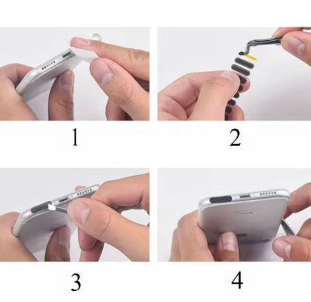 set of 3 universal phone port protector image 9