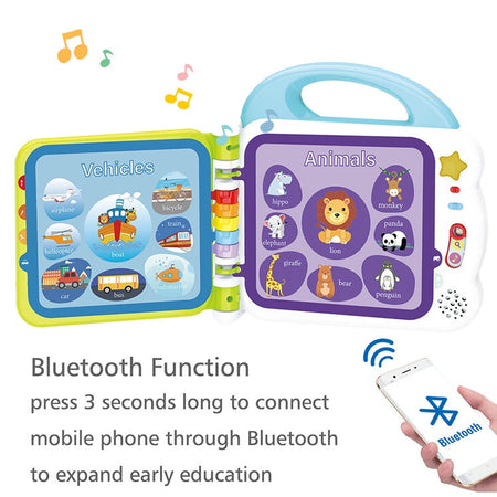 Touch and Learn 108 Words Book with Bluetooth Music and Sound