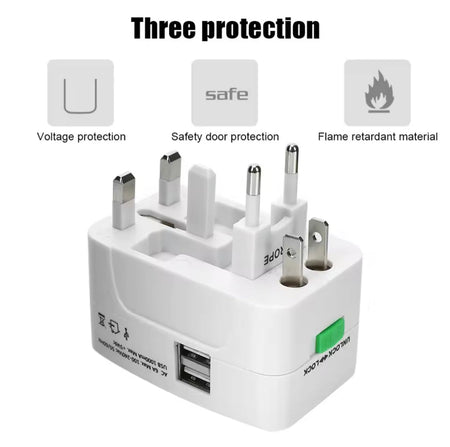 multifunctional electric adapter image 2
