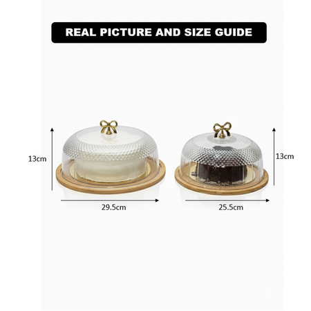 Cake Dish With Acrylic Cover - Image 6