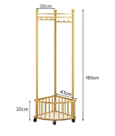 Corner Iron Coat Rack - Image 3
