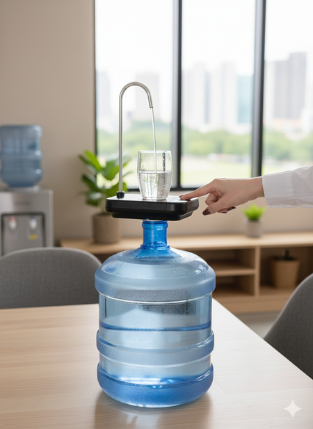 rotatable automatic electric bottle pump image 5