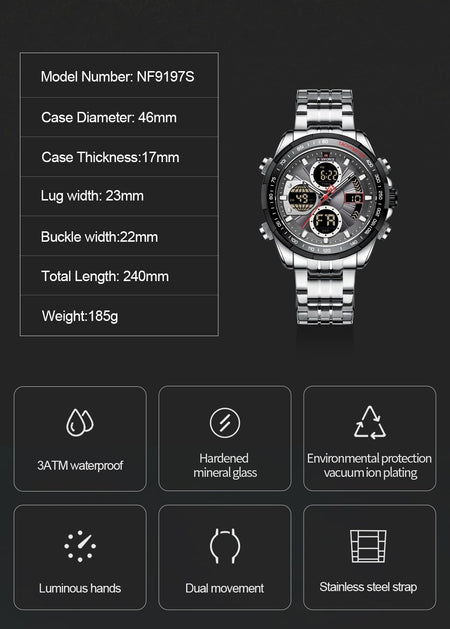 Naviforce 9197 Dual Time Exclusive Edition image 13