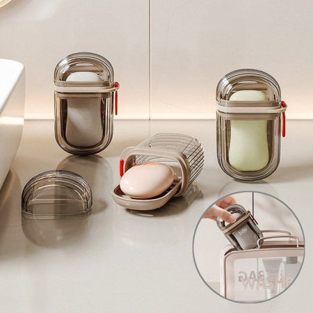 Travel Soap Dish With Drain Water - image 3