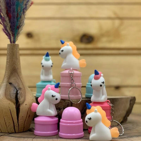 Unicorn Lip Balm Keychain - image 1