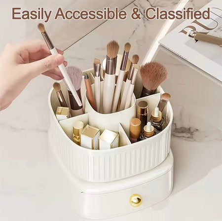5 grid spinning makeup organizer image 5