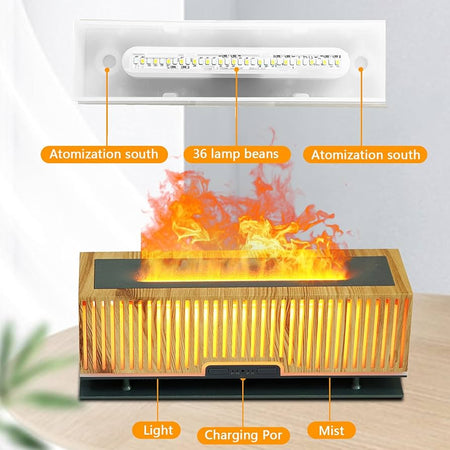 flame aromatherapy humidifier image 3