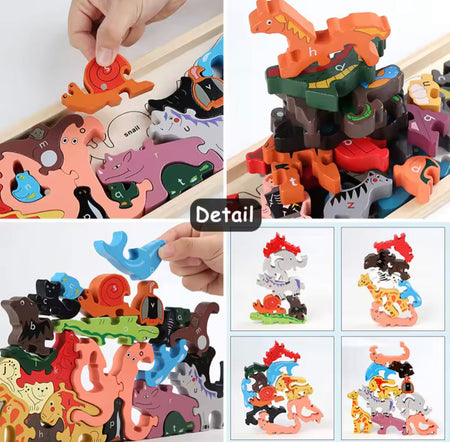 Wooden 3D Animals Puzzle Toy - image 4