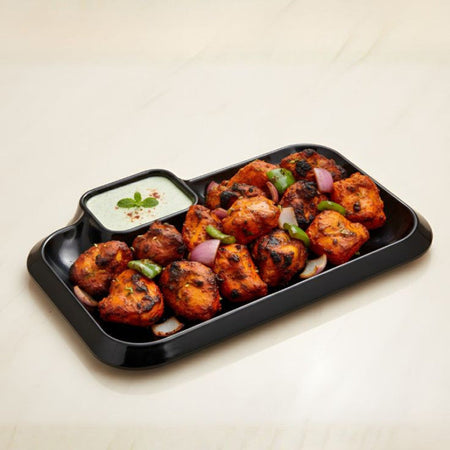 rectangular serving tray 
with dip section main image