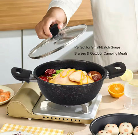 Non Stick Stockpot with Lid - Image 5