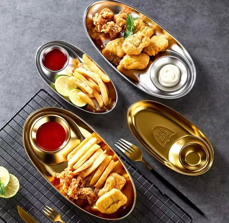 Stainless Steel Snacks Tray - Image 4