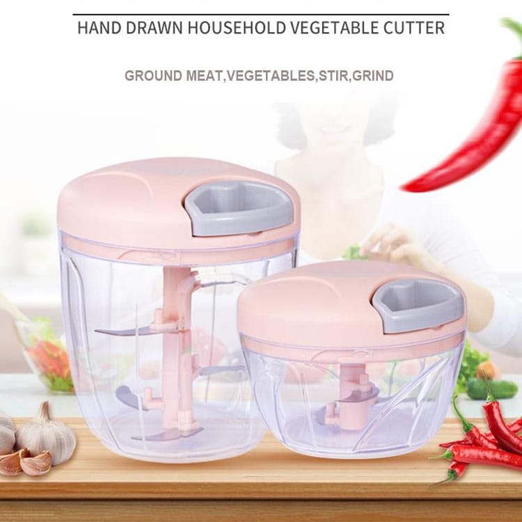 Manual Food Chopper – Stainless Steel Blade, Easy to Clean main image