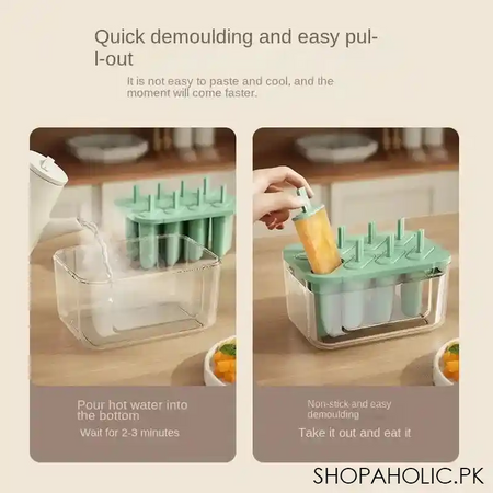 8 grid ice popsicle molds image5