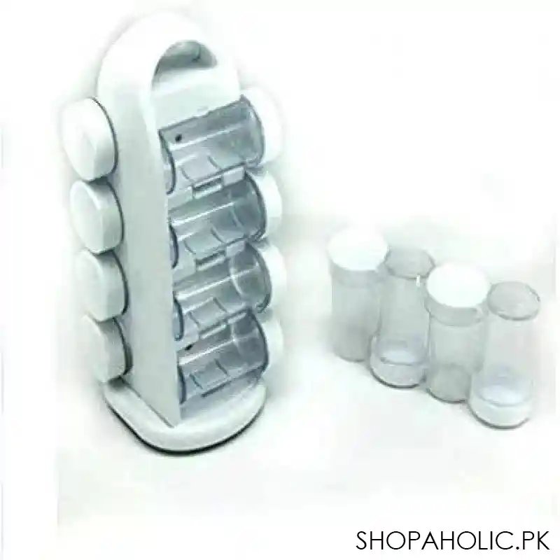8 pcs revolving spice rack image5