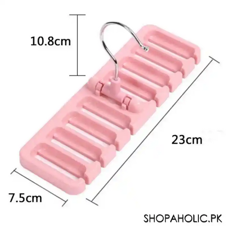 8 slots belt & tie hanger image2