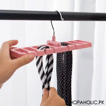 8 slots belt & tie hanger main image