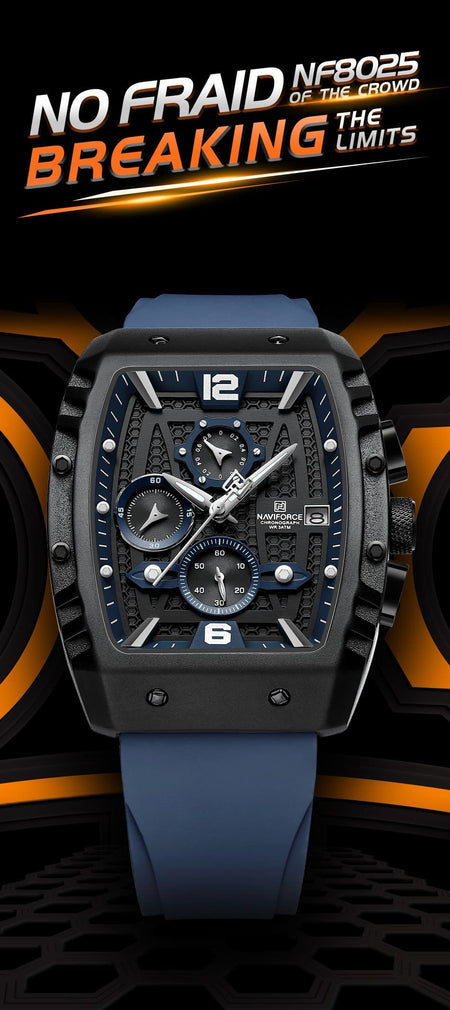 Naviforce NF 8025 Square Edition For Men image 2