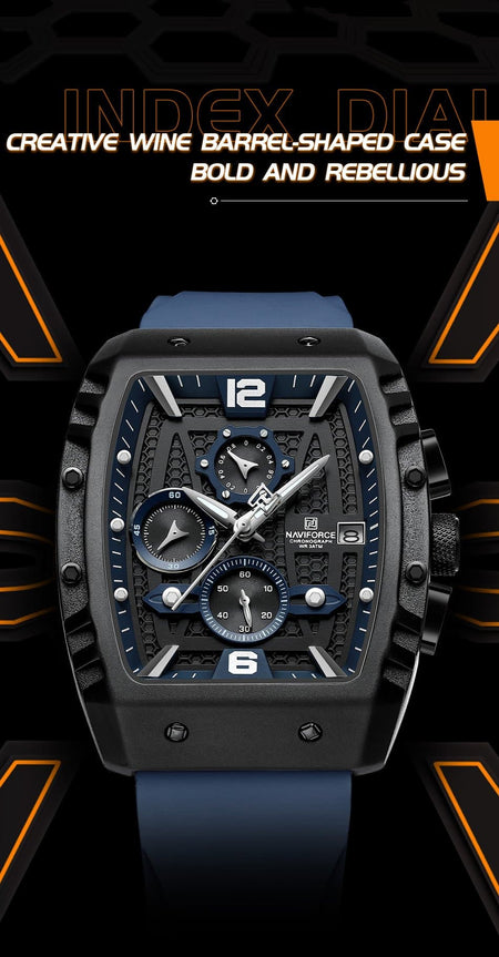 Naviforce NF 8025 Square Edition For Men image 9