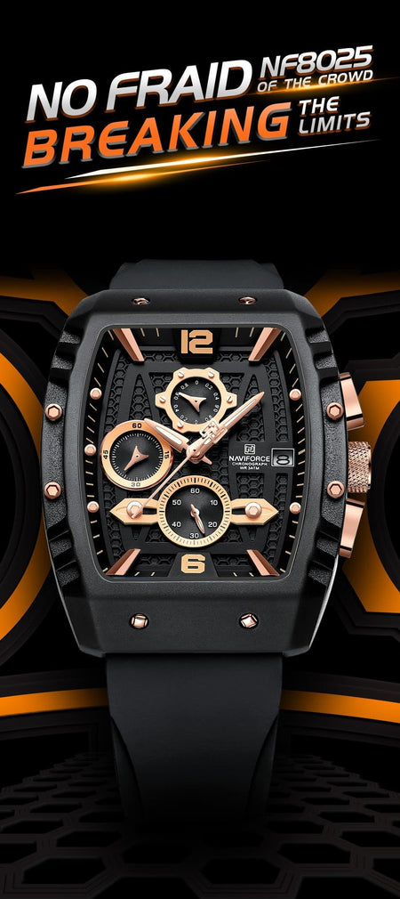 Naviforce NF 8025 Square Edition For Men image 2