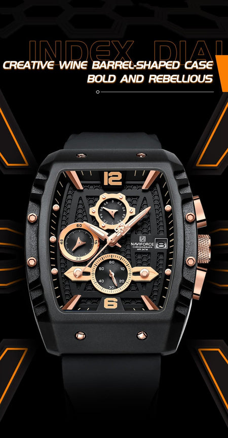 Naviforce NF 8025 Square Edition For Men image 9