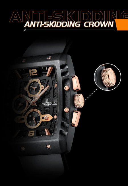 Naviforce NF 8025 Square Edition For Men image 11