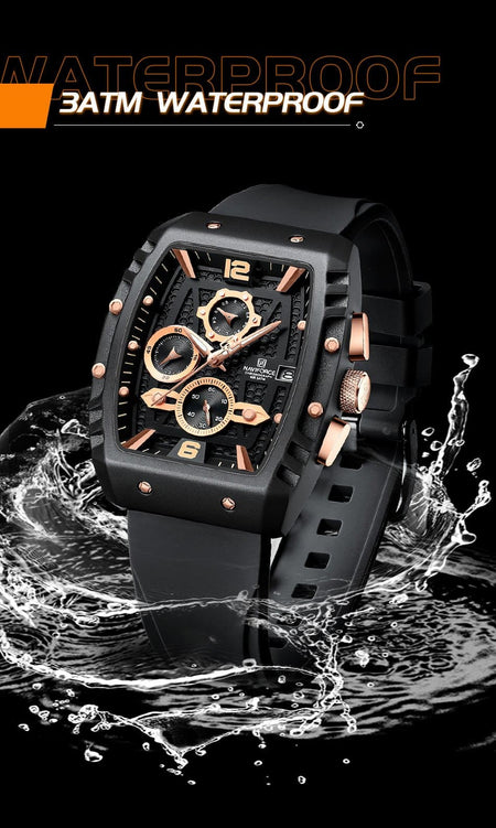 Naviforce NF 8025 Square Edition For Men image 12