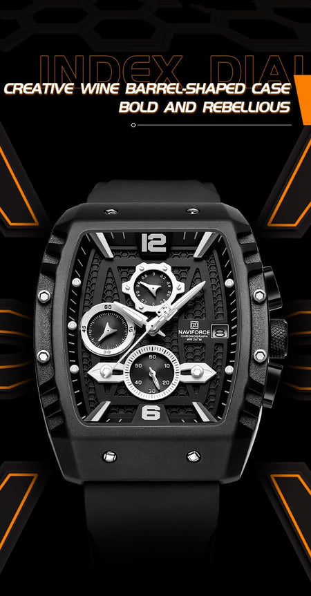 Naviforce NF 8025 Square Edition For Men image 8