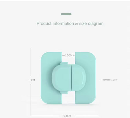 set of 3 smart child safety lock image 5