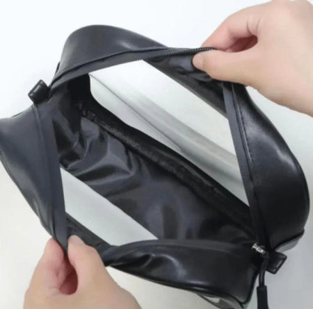 set of 3 travel waterproof cosmetic bag image 2
