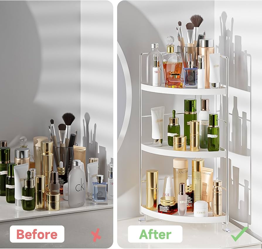 Buy Acrylic Corner Cosmetic Rack Online in Pakistan – Shopaholic.pk