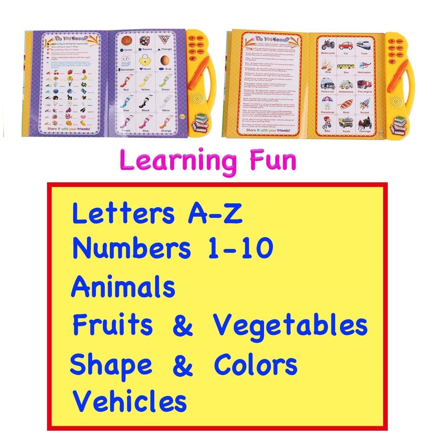 Kids First Learning E-Book With Fun