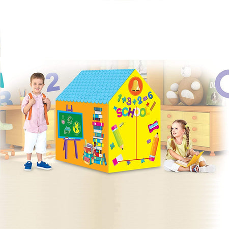 Back To School Tent House for Kids Yellow