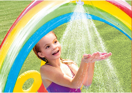 INTEX Rainbow Ring Play Center ( 9ft 9in L x 6ft 4in W x 4ft 5in H ) - 57453